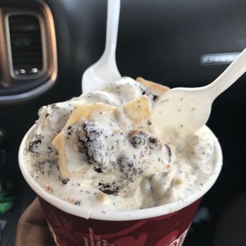 Cold Stone Creamery - Cake Batter and cheesecake with butterfinger, brownie, and a crushed waffle cone. - Ice Cream & Frozen Yogurt Near Me - Pinole, California