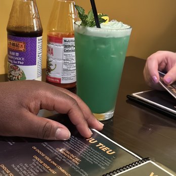 Pho Real - Blue Hawaiian cocktail - Vietnamese Near Me - Charlotte, North Carolina