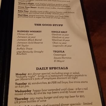 Mavericks Wood Grill - Specials - American Near Me - Champlin, Minnesota Mavericks Wood Grill - Specials - American Near Me - Champlin, Minnesota
