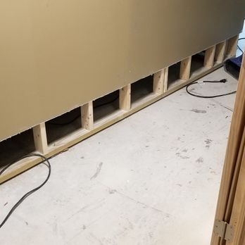 Resource Restoration Services - 1ft cut of drywall after a water loss - Damage Restoration Near Me - Laurel, Maryland