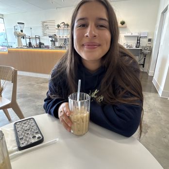 Redshift Coffee Roasters - My beautiful daughter and I enjoying oat vanilla latte - Coffee & Tea Near Me - Lake Forest, California Redshift Coffee Roasters - My beautiful daughter and I enjoying oat vanilla latte - Coffee & Tea Near Me - Lake Forest, California