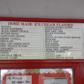 Applegate Farm Ice Cream - Flavors 8-6-15 - Ice Cream & Frozen Yogurt Near Me - Montclair, New Jersey