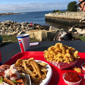 The Lobster Pool - Clam basket, Lobster roll, Fozzie, and a helluva view - Seafood Near Me - Rockport, Massachusetts The Lobster Pool - Clam basket, Lobster roll, Fozzie, and a helluva view - Seafood Near Me - Rockport, Massachusetts