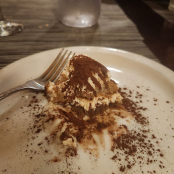Vino e Cucina - Tiramisu. Or what was left haha - Italian Near Me - Long Beach, California Vino e Cucina - Tiramisu. Or what was left haha - Italian Near Me - Long Beach, California