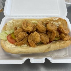 Trap Seafood & Wing Spot - Shrimp po boy