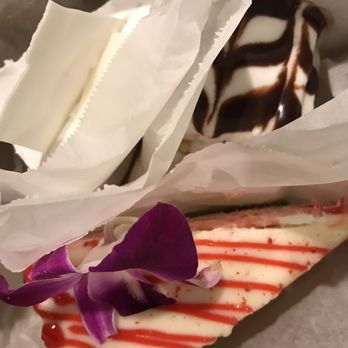 Pastry Paradise - Strawberry "cheesecake", white cake, and some marshmallow pastry... we didn't finish any of the 3 of them - Bakeries Near Me - Mansfield, Texas Pastry Paradise - Strawberry "cheesecake", white cake, and some marshmallow pastry... we didn't finish any of the 3 of them - Bakeries Near Me - Mansfield, Texas