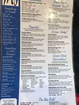 Menu photo 5 Mountain Shadows Restaurant Colorado Springs, CO