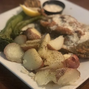 C Level - Flounder and new potatoes - Bars Near Me - Panama City Beach, Florida C Level - Flounder and new potatoes - Bars Near Me - Panama City Beach, Florida
