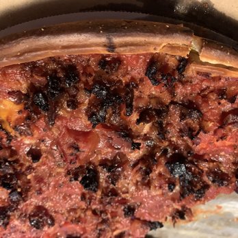 Zachary's Chicago Pizza - Burnt bacon bits - Pizza Near Me - Berkeley, California Zachary's Chicago Pizza - Burnt bacon bits - Pizza Near Me - Berkeley, California