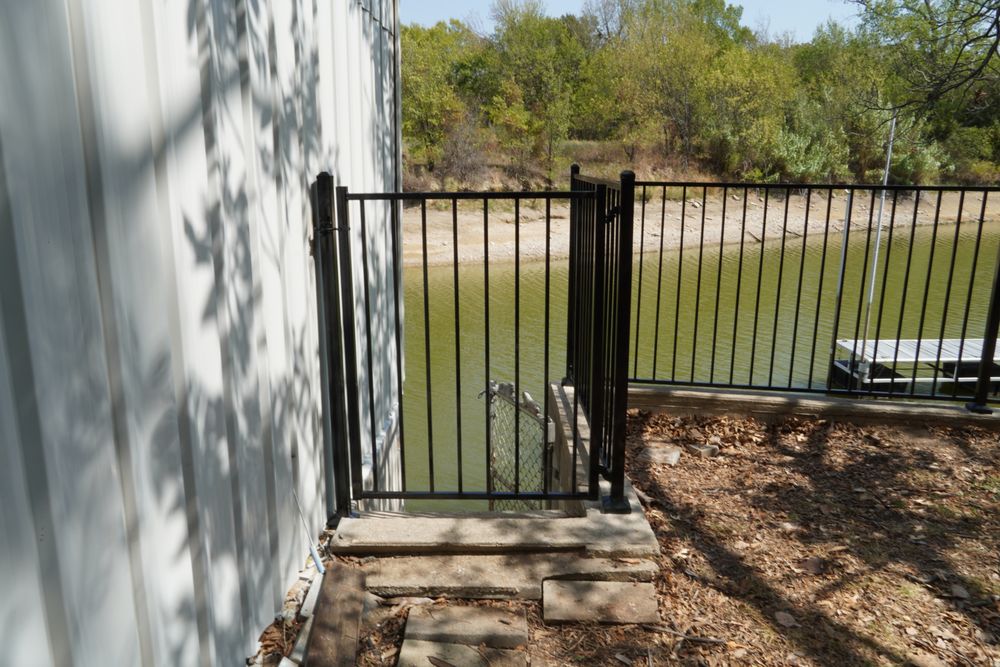 Slide of Grizzly Fence and Patio