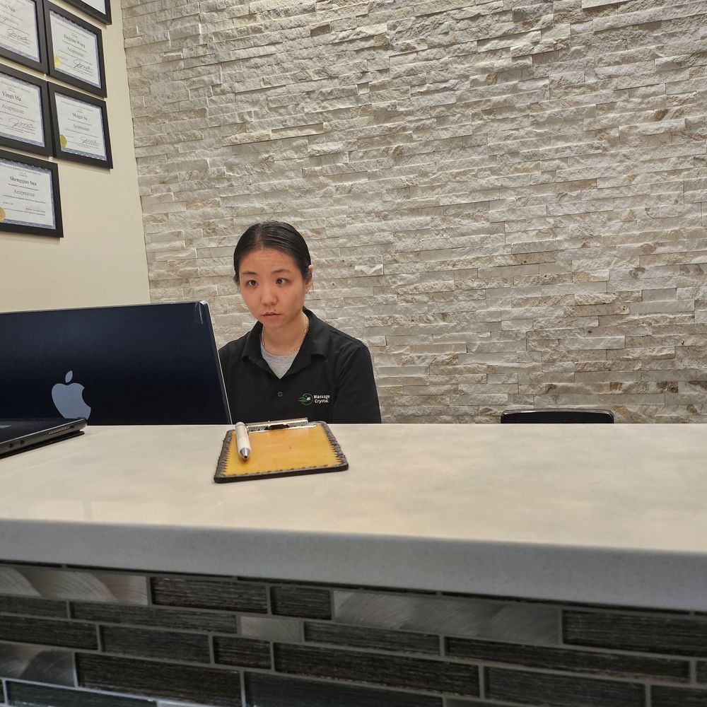 Massage Crystal - This is the wonderful and amazing hostess Lilly that greets and check you in once you arrive! - Massage Near Me - Crofton, Maryland