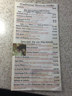 Menu photo 2 La Hacienda Pennsauken, NJ Menu photo 2 La Hacienda Pennsauken, NJ
