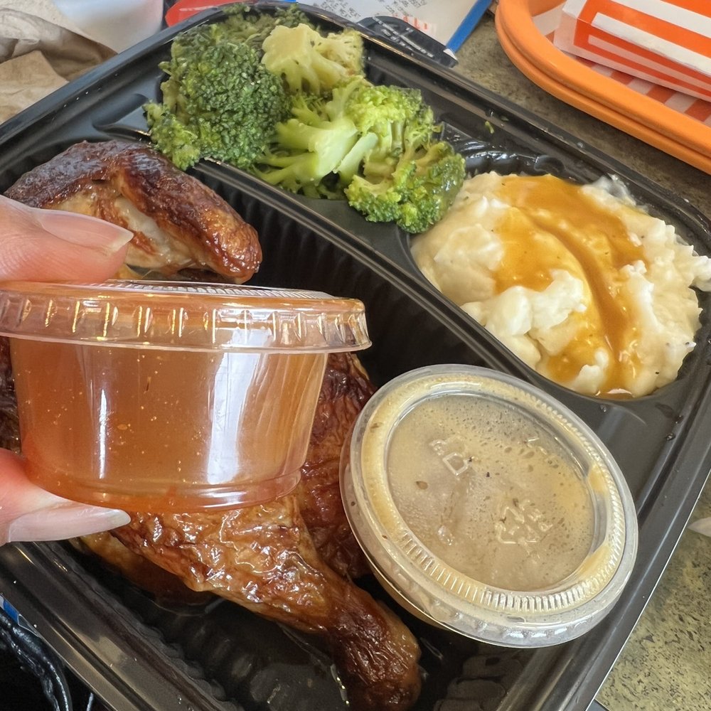 Boston Market - I paid $1.50 for this 2 oz sauce that I was only sampling!! She didn't even tell me she was charging me for it until she cashed me out!!! - Chicken Shop Near Me - Lafayette, Louisiana