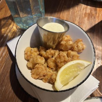 The Curator Bar and Dining - Calamari $10 - British Near Me - London, XGL The Curator Bar and Dining - Calamari $10 - British Near Me - London, XGL