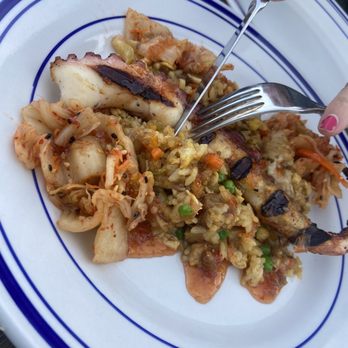 Salt  - Seared octopus w pork belly fried rice - Seafood Near Me - Arcata, California
