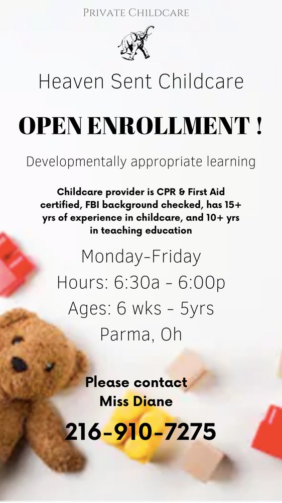 Heaven Sent child care - childcare center in Parma, OH