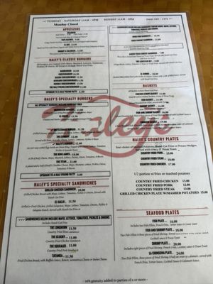 Menu photo 2 Haley’s Donna, TX Menu photo 2 Haley’s Donna, TX