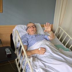 Advanced Rehab & Health Center - My dad upon admission waving and looking good. You don't want ti see his current state. Disgraceful