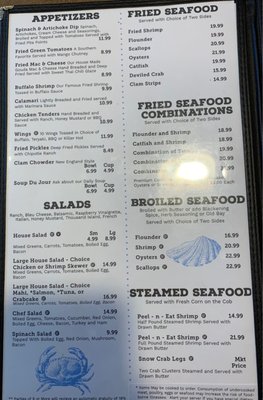 Menu photo 1 Boathouse Restaurant Wilmington, NC Menu photo 1 Boathouse Restaurant Wilmington, NC