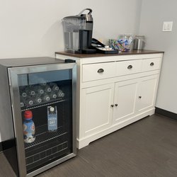 Be Well Medical Primary Care - Free refreshments for patients includes coffee, water, snacks.