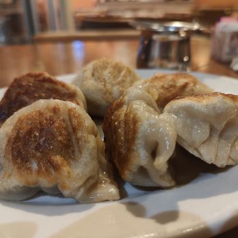 Red Pepper - Pan Fried Pork Dumplings - Chinese Near Me - Houston, Texas Red Pepper - Pan Fried Pork Dumplings - Chinese Near Me - Houston, Texas