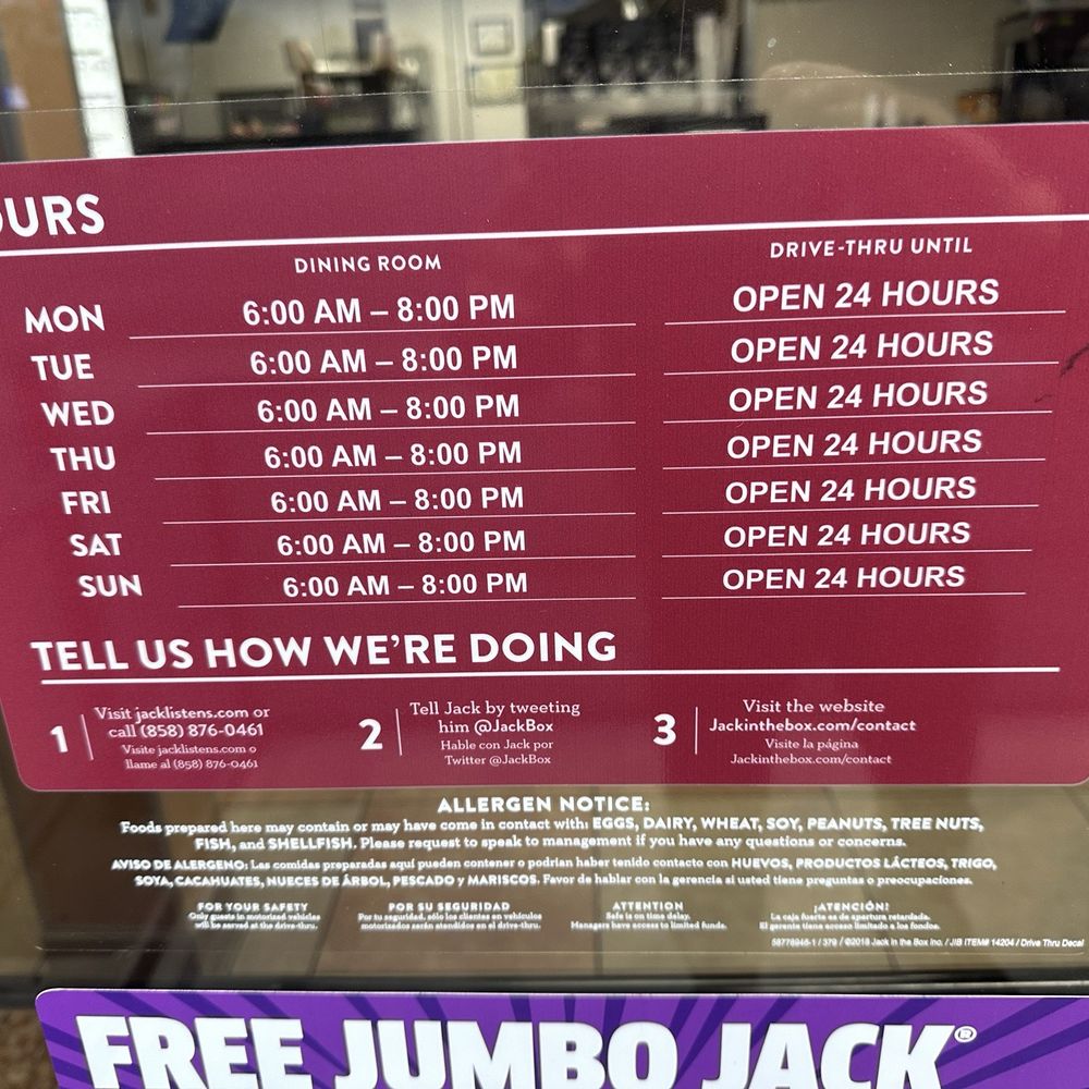 Jack in the Box - Schedule - Fast Food Near Me - Riverside, California Jack in the Box - Schedule - Fast Food Near Me - Riverside, California