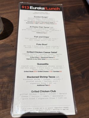Menu photo 5 Eureka! Sacramento, CA Menu photo 5 Eureka! Sacramento, CA