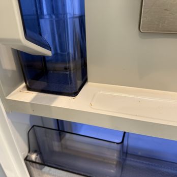 GO Cleaning Service - They were supposed to clean inside the fridge, but left all this gunk - Carpet Cleaning Near Me - Concord, California