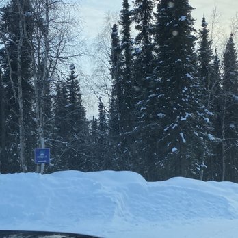 Borealis Basecamp - Entrance - make a right not a left. - Hotels Near Me - Fairbanks, Alaska