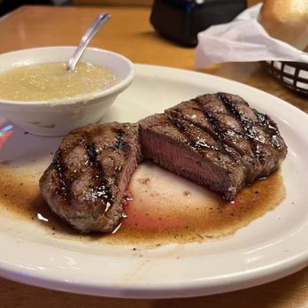 Texas Roadhouse - 8 ounce sirloin flame broiled medium - American Near Me - Ocala, Florida