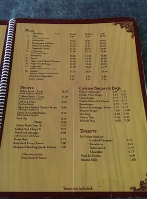 Menu photo 2 Carleton Tavern Ottawa, ON