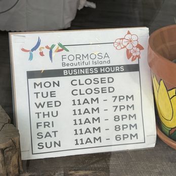 Yiya Formosa - Hours - Cultural Center Near Me - Anaheim, California Yiya Formosa - Hours - Cultural Center Near Me - Anaheim, California