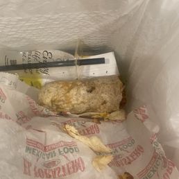 Threw it away I can't even open it I am just so disgusted.