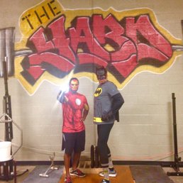Even superheroes work out at the yard at Even superheroes work out at the yard at
