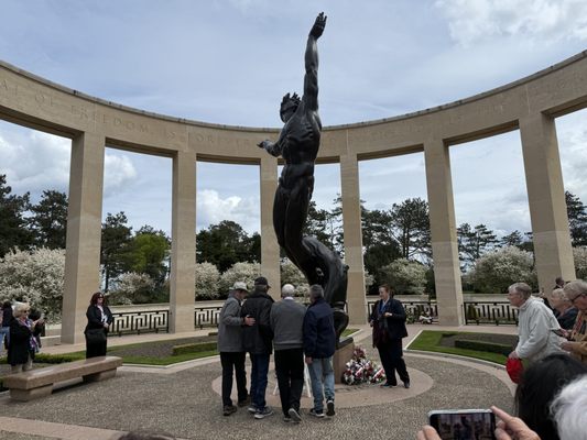 Time Capsule at Normandy American Cemetery and Memorial by null