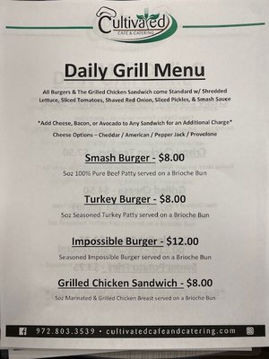 Menu photo 3 Cultivated Cafe & Catering Dallas, TX