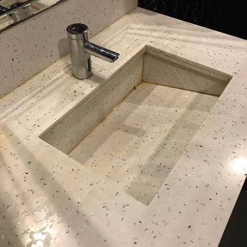 Shila Korean BBQ - Bathroom sink in women's restroom. Lots of stains...or maybe not cleaned? - Barbeque Near Me - Clovis, California Shila Korean BBQ - Bathroom sink in women's restroom. Lots of stains...or maybe not cleaned? - Barbeque Near Me - Clovis, California