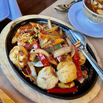 Sla Thai Restaurant - TALAY PAD CHA - seafood stir fried with fresh peppers and ga-shy.  Highly recommended! - Thai Near Me - Montclair, New Jersey