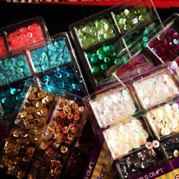 I scored these sequins at Q Bargain!!!!