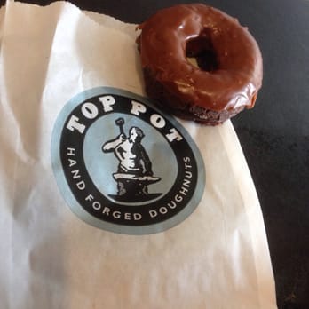 Top Pot Doughnuts - Chocolate caramel doughnut - Donuts Near Me - Seattle, Washington
