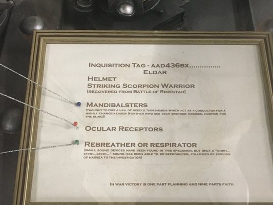 Menu photo 4 Warhammer Citadel Grapevine, TX