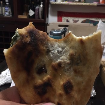 Istanbul Blue - Spinach Pide - cooked all the way through! - Mediterranean Near Me - Vienna, Virginia