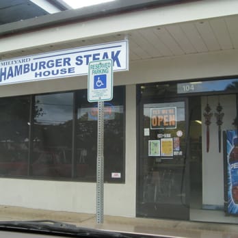 Millyard Hamburger Steak House - Burgers Near Me - Wailuku, Hawaii Millyard Hamburger Steak House - Burgers Near Me - Wailuku, Hawaii