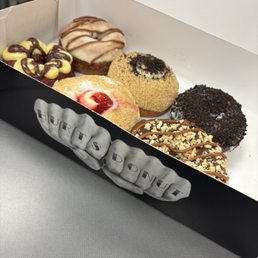 Variety of donuts