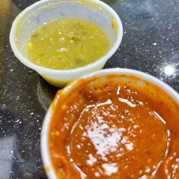 Viva El Taco Express - Pretty flavorful Red Sauce and Green Sauce! - Tacos Near Me - Las Vegas, Nevada