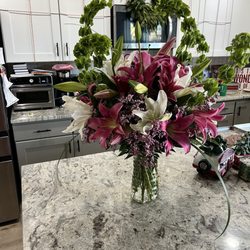 Flowers On Main - Pink and White lilies