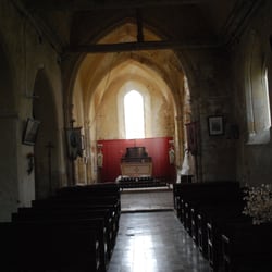 Eglise Saint-Eloi de Monthurel - Coeur de l'église de Monthurel en matinée