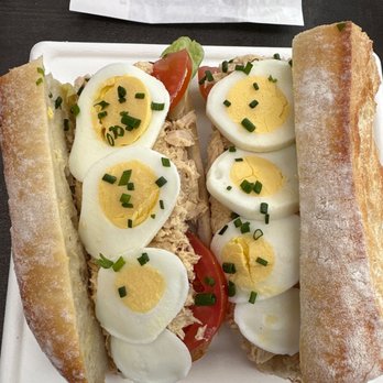 Sweet Wheat - Tuna / Egg baguette - Bakeries Near Me - Redondo Beach, California Sweet Wheat - Tuna / Egg baguette - Bakeries Near Me - Redondo Beach, California