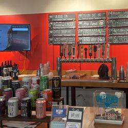 Unleashed Hounds and Hops - Beers on tap.