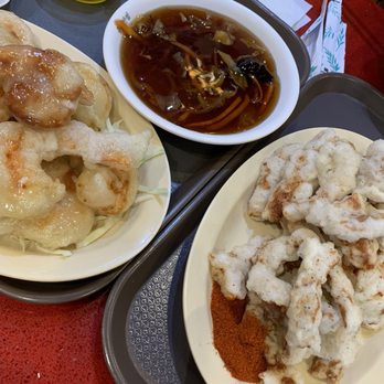 Paik's Noodle - Fried pork with dipping sauce and fried shrimp. - Korean Near Me - Buena Park, California Paik's Noodle - Fried pork with dipping sauce and fried shrimp. - Korean Near Me - Buena Park, California
